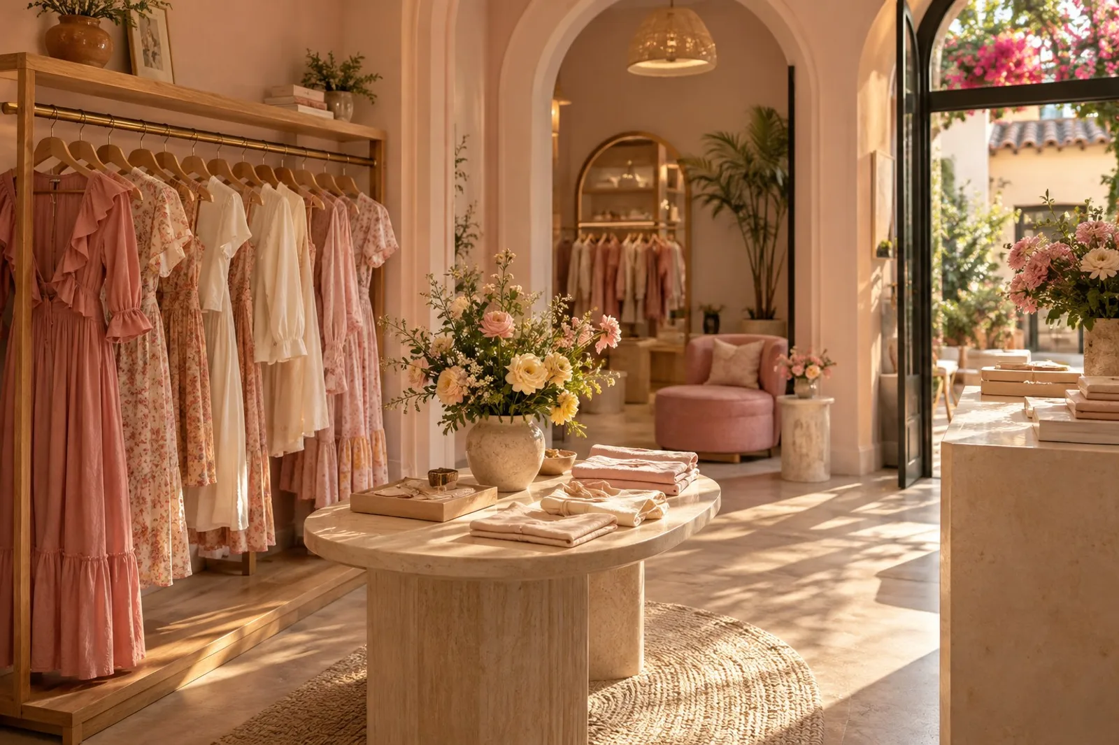 Interior de la boutique Bella Caramella